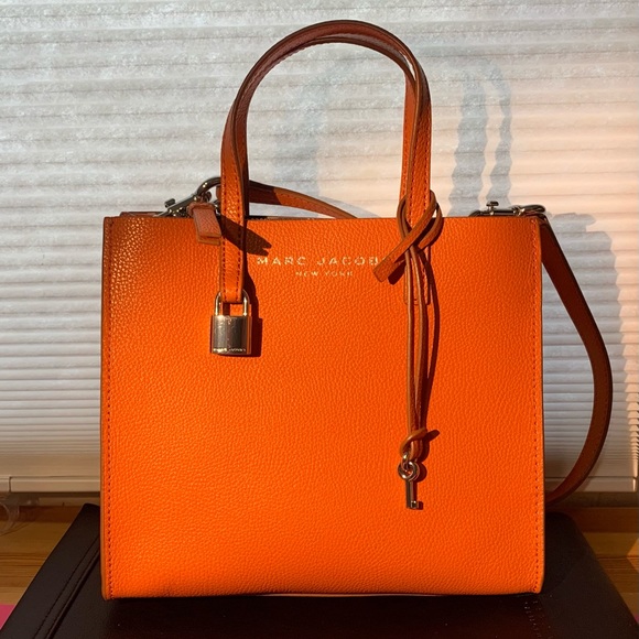 Marc Jacobs Handbags - Marc Jacobs- Orange- The Mini Grind Crossbody bag